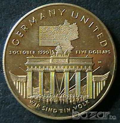 5 долара 1990, Маршалски острови, снимка 1