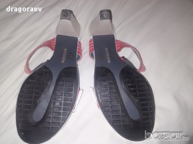 Нови дамски чехли, кожа G STAR RAW, оригинал, снимка 4 - Чехли - 11013817
