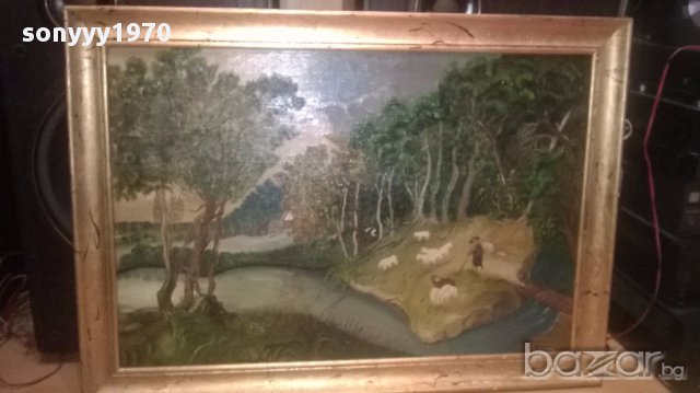 A.robles картина-маслени бои 90х66см-внос от канарските острови, снимка 1 - Антикварни и старинни предмети - 16073981