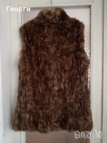 Елек от естествен косъм , снимка 8 - Елеци - 23717411