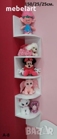 Етажерка - Червен гланц, снимка 2 - Бюра - 21761882