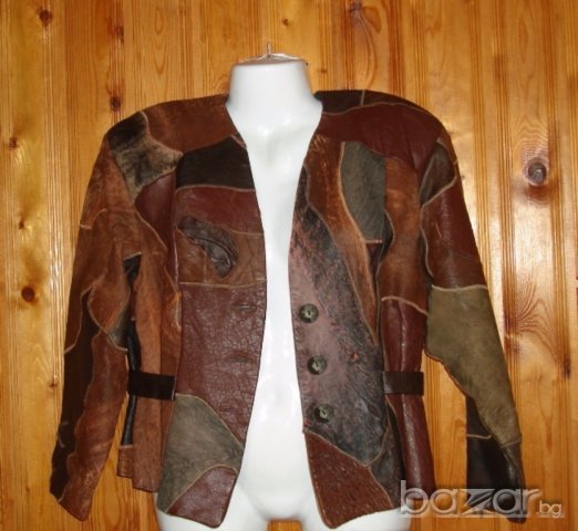 Бутиково,кожено дамско сако, L  