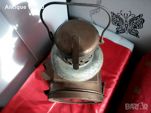 Огромен Стар Немски Колекционерски ЖП ФЕНЕР, снимка 3 - Антикварни и старинни предмети - 23998831