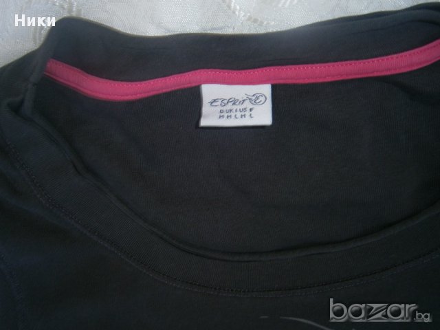 Дамска блуза с ластик на подгъва - М размер, снимка 2 - Блузи с дълъг ръкав и пуловери - 12304436