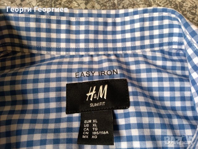 Нова мъжка риза H&M/ Ейч енд Ем, 100% оригинал, снимка 3 - Ризи - 25036172