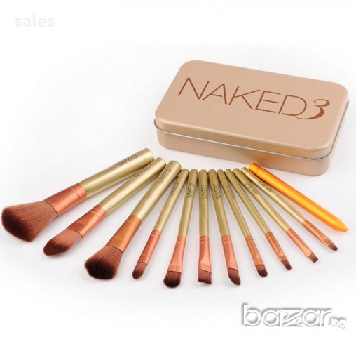 Професионален комплект от 12 четки за грим NAKED3 Urban Decay, снимка 1