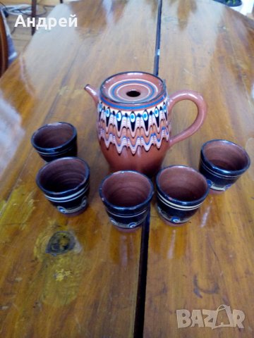 Стар керамичен сервиз #2, снимка 2 - Антикварни и старинни предмети - 23831029