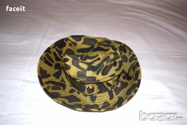Рибарска / Ловна шапка от Норвегия / Риболов / Лов / Къмпинг / Norway / Камуфлаж / Камуфлажна, снимка 5 - Шапки - 17016564