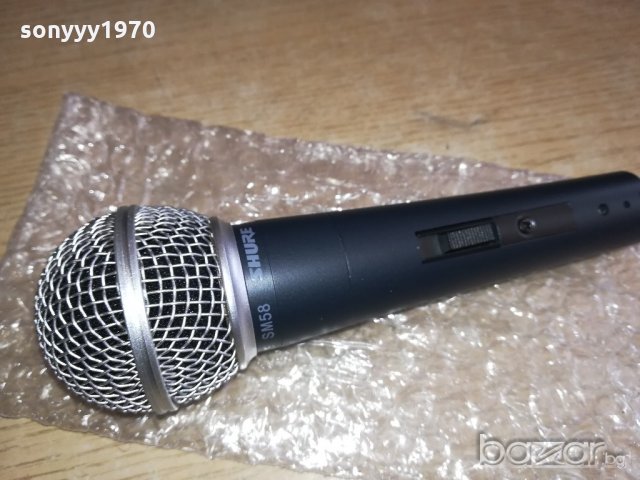 shure sm58-microphone-качествен микрофон, снимка 3 - Микрофони - 21146551