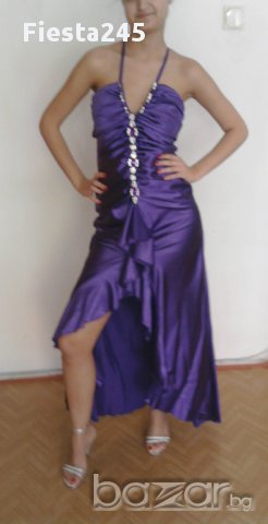Лилава бална абитуриентска рокля, снимка 14 - Рокли - 11044646