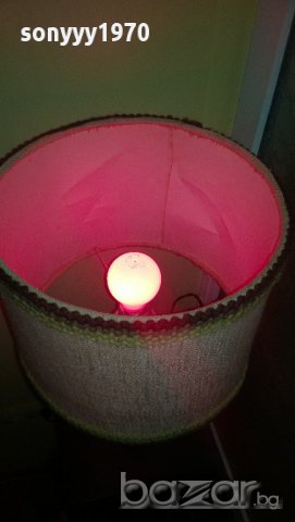 ретро-нощна лампа-внос швеицария 50/30см-от швеицария, снимка 7 - Антикварни и старинни предмети - 9002179