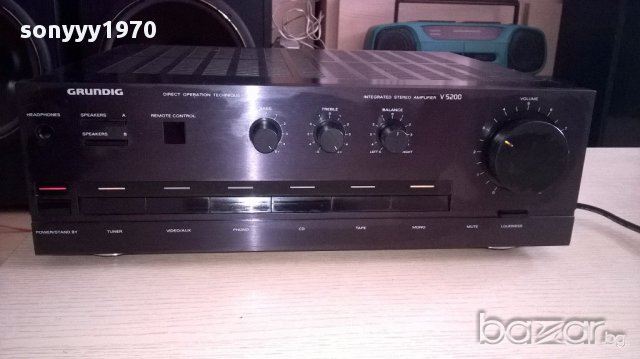 поръчан-grundig v5200 amplifier-made in germany-внос швеицария, снимка 3 - Ресийвъри, усилватели, смесителни пултове - 14209308