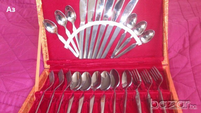 Комплект прибори за хранене – нов 24 части, снимка 8 - Прибори за хранене, готвене и сервиране - 20400138