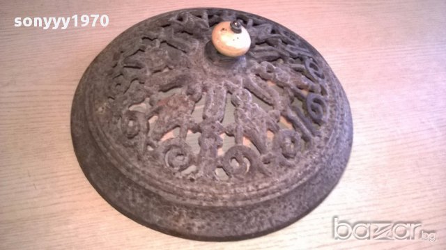 АНТИКА-Ретро колекция-метал/чугун-редка плетка-33х13см, снимка 11 - Антикварни и старинни предмети - 17734706