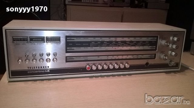 Telefunken concertino 201v-stereo receiver-внос швеицария, снимка 6 - Ресийвъри, усилватели, смесителни пултове - 14013382