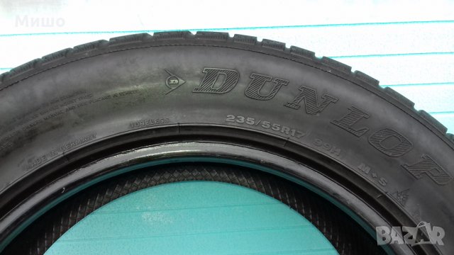 235/55R17 DUNLOP-№140, снимка 6 - Гуми и джанти - 20907348