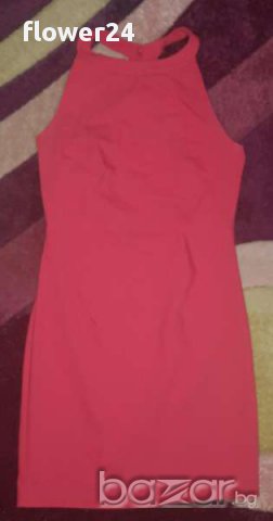 Розова Рокля Zara, размер М-Л, снимка 3 - Рокли - 14839025