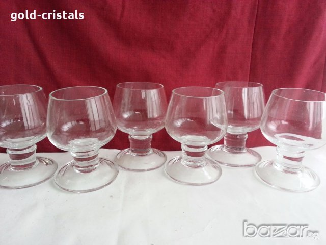  Стъклени чаши за ракия коняк  аперитив, снимка 14 - Антикварни и старинни предмети - 20243915