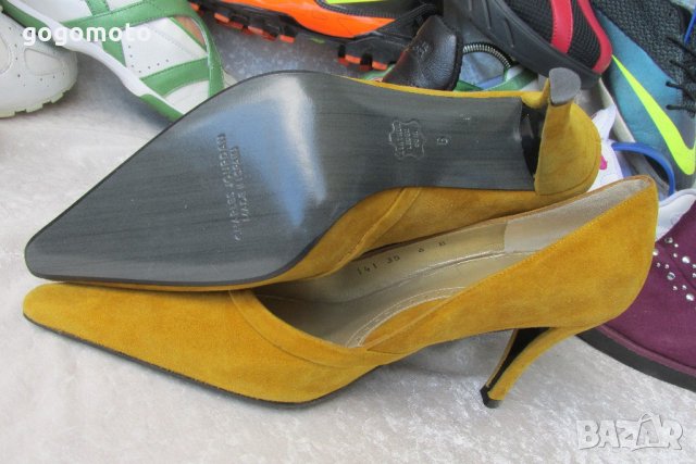 НОВИ луксозни дамски обувки CHARLES JOURDAN, 35- 36, 3х 100% естествена кожа отвън, отвътре и отдолу, снимка 14 - Дамски обувки на ток - 21680308