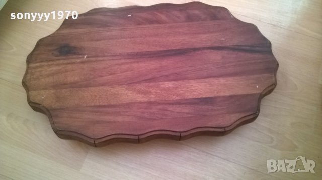 АНТИК-КОЛЕКЦИЯ-истинска масивна дъска за рязане на месо-57х37х4см-внос швеицария, снимка 12 - Колекции - 23986175