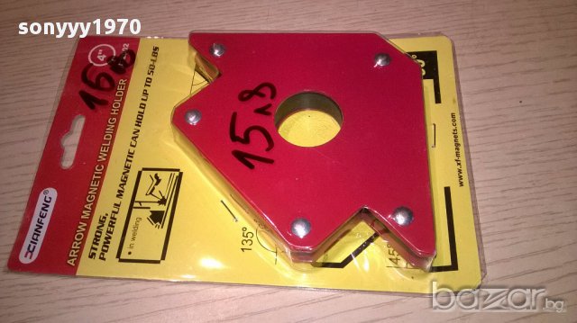 Нов магнитен ъгъл за заваряване до 22кг, снимка 4 - Други инструменти - 14920255