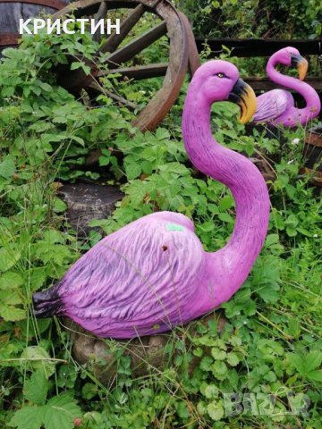 КРАСИВО КЕРАМИЧНО ФЛАМИНГО, снимка 2 - Декорация за дома - 22218037