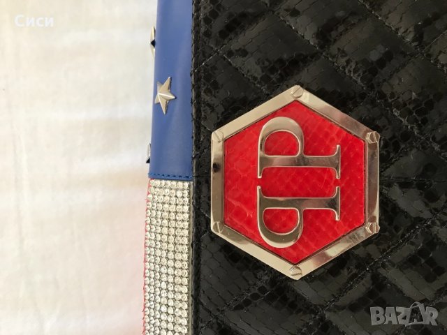 Оригинална чанта philipp plein, снимка 6 - Чанти - 25302035