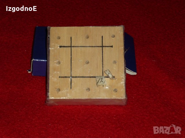 Морски шах малък дървен, снимка 1