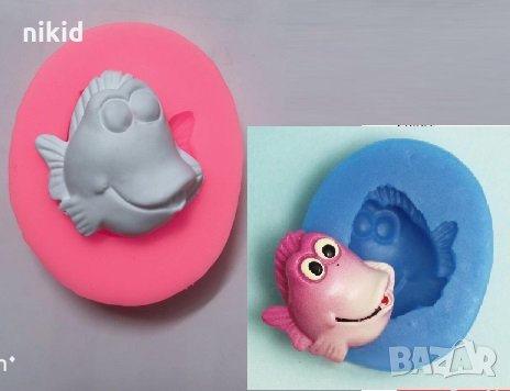 Малка рибка Немо Nemo Дори Dory силиконов молд форма украса фондан торта декор