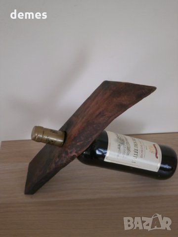  Поставка за вино от тик от Зимбабве, снимка 6 - Кухненски принадлежности - 23443472