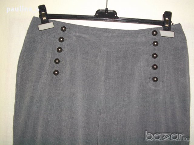 Дизайнерски панталон тип шалвари с висока талия, снимка 3 - Къси панталони и бермуди - 14512233