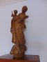 Голяма религиозна дървена статуя, снимка 6