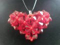 Сърце с кристали Сваровски 002, снимка 9