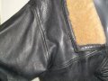 Естествена кожа / Дамско кожено яке с астраганена яка ”Da Vinci” leathers - 2XL/3XL  , снимка 4