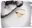 продаден!златен пръстен -сънди- с цирконий 2.30 грама/ размер №61, снимка 1 - Пръстени - 19414350