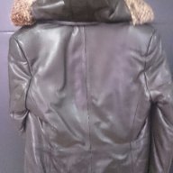 Намаление!Страхотно зимно кожено манто-100% естествена кожа, снимка 3 - Палта, манта - 16069251