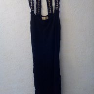 Черна рокля от фин трикотаж с презрамки., снимка 2 - Рокли - 13833712