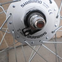 	Продавам колела внос от Германия двойностенна усилена капла с динамо главина 26 цола SHIMANO DH-3N3, снимка 2 - Части за велосипеди - 23465269