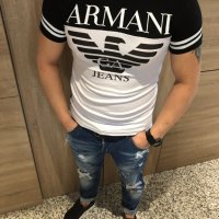 Мъжка тениска Armani код 131, снимка 1 - Тениски - 24628184