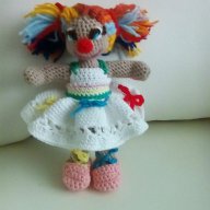 Кукла играчка Момиченце клоун, снимка 4 - Кукли - 14457550