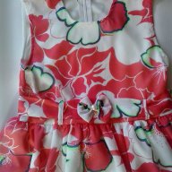 Детска рокля без ръкав , елегантна, на цветя, снимка 2 - Детски рокли и поли - 11521954