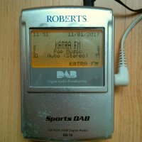 ⭐⭐⭐ █▬█ █ ▀█▀ ⭐⭐⭐ ROBERTS RD-14 - английско дизайнерско спортно радио с DAB/FM тунер с RDS, снимка 4 - Аудиосистеми - 23743444