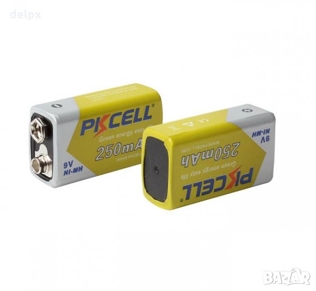 Акумулаторна батерия PKCELL 9V 250mAh Ni-MH, снимка 1