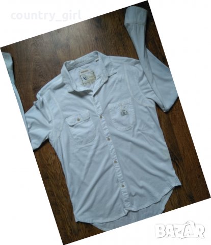 Diesel - страхотна мъжка памучна риза, снимка 4 - Ризи - 25269015