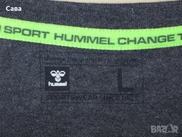 Тениски HUMMEL    мъжки,Л и ХЛ, снимка 5 - Тениски - 24616317