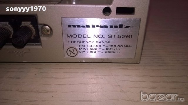 🛑marantz st526l-stereo tuner-внос швеицария, снимка 13 - Ресийвъри, усилватели, смесителни пултове - 16619685