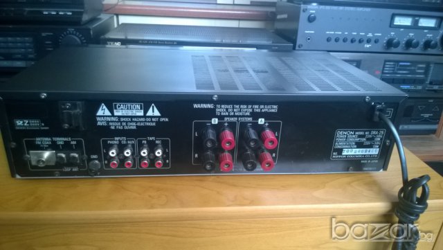 denon dra-25 am/fm stereo receiver-japan-loudnes-нов внос от швеицария, снимка 14 - Ресийвъри, усилватели, смесителни пултове - 7325742