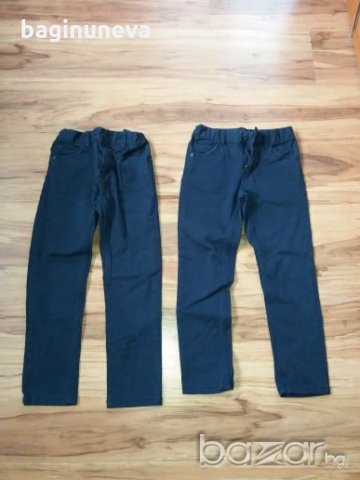 Детски сини дънки на Н & М 4-5 г., снимка 8 - Детски панталони и дънки - 20410819