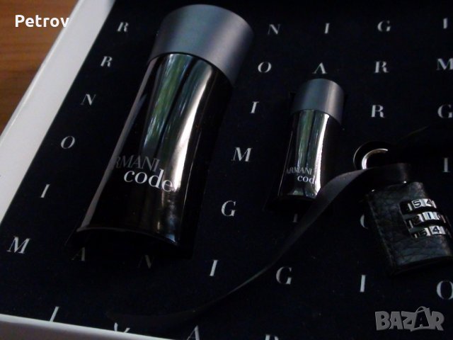 GIORGIO ARMANI - ARMANI code pour Homme Set , EDT 50 ml + EDT 5 ml , Made in France , внос Германия, снимка 4 - Мъжки парфюми - 26143192