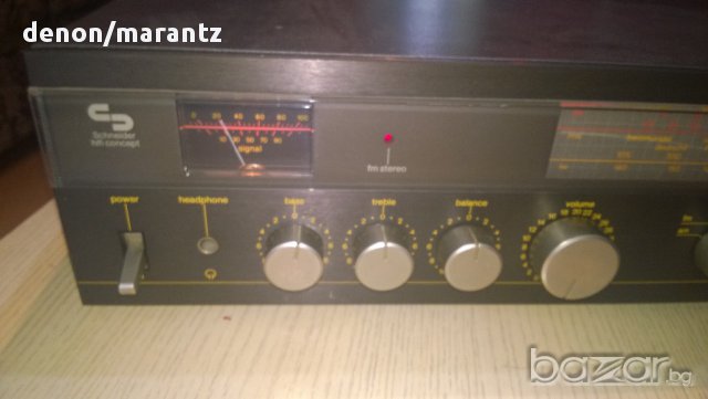schnеider team 200r-hi-fi concept-stereo receiver-53/37/13см-нов внос от швеицария, снимка 3 - Ресийвъри, усилватели, смесителни пултове - 8337048